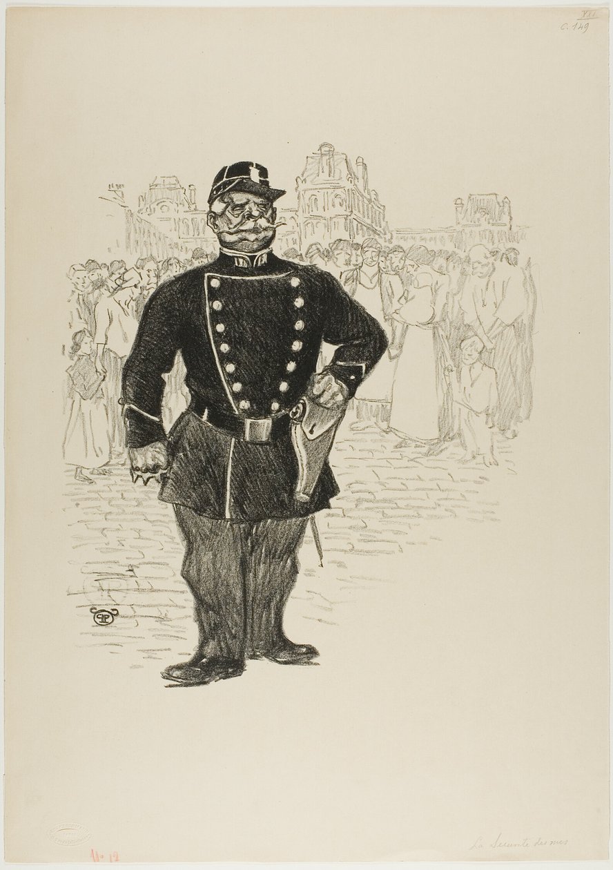 Sicurezza stradale da Théophile Alexandre Pierre Steinlen
