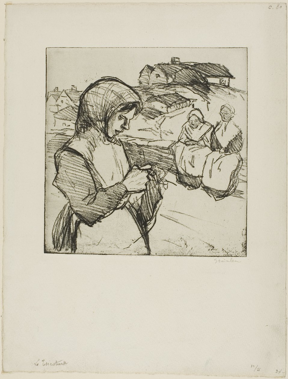 La magliaia da Théophile Alexandre Pierre Steinlen