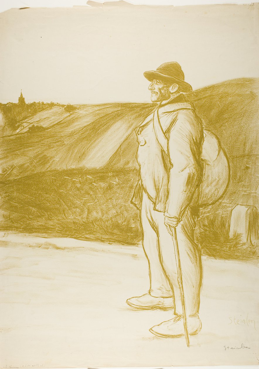 Il vagabondo da Théophile Alexandre Pierre Steinlen