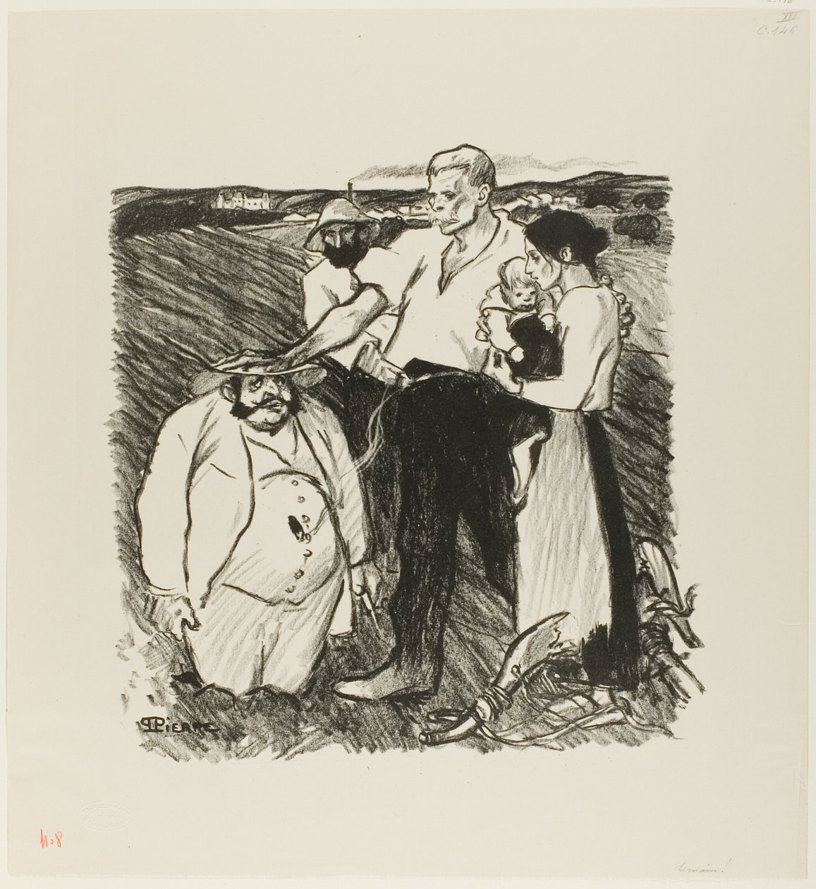 Domani! da Théophile Alexandre Pierre Steinlen