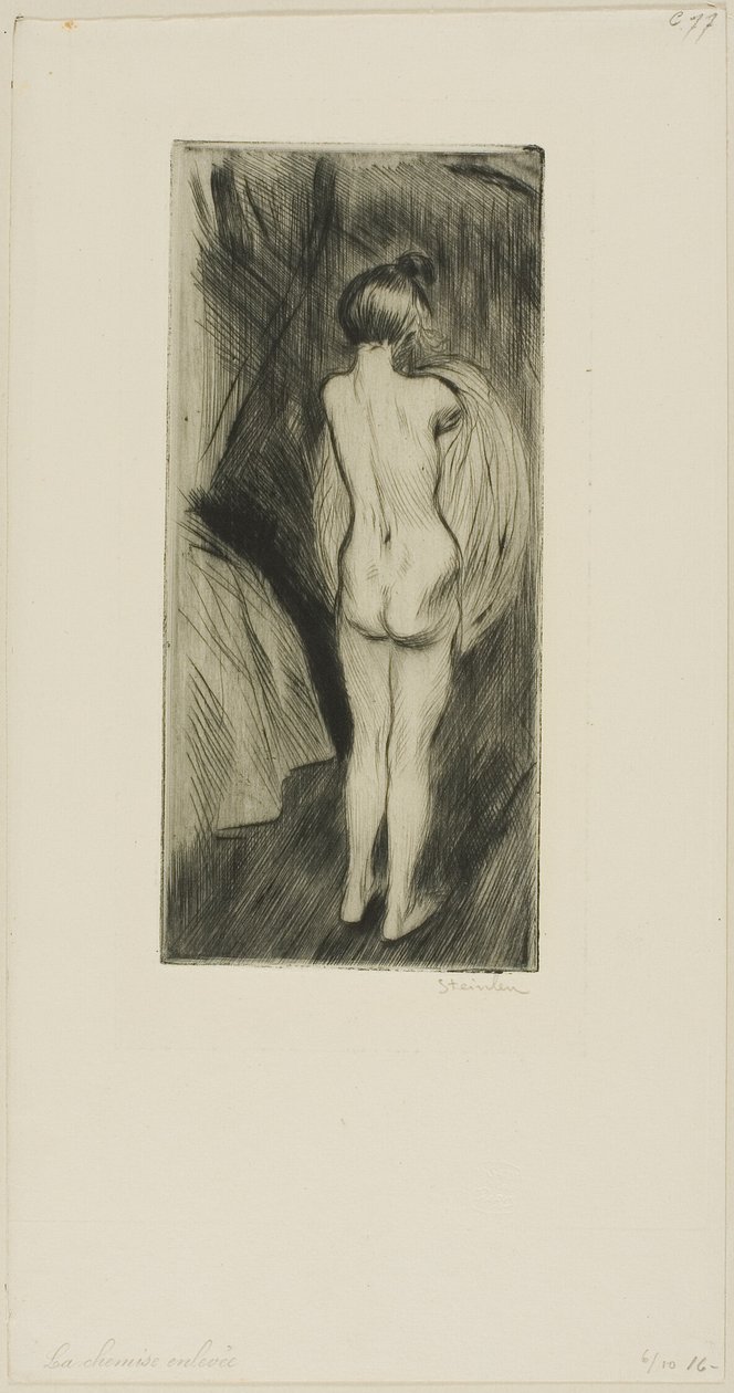 Donna in piedi da Théophile Alexandre Pierre Steinlen