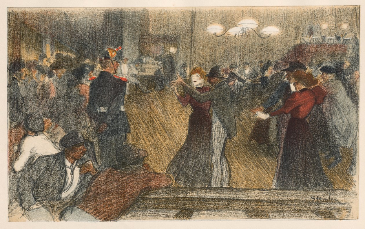 Bal de Barrière, 1898 da Théophile Alexandre Steinlen