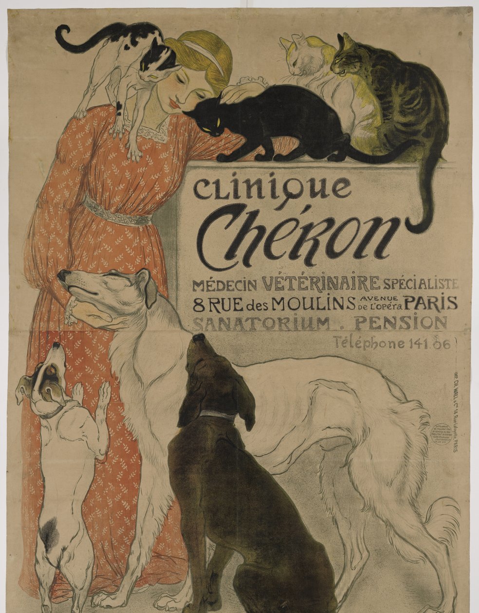 Clinique Chéron da Théophile Alexandre Steinlen