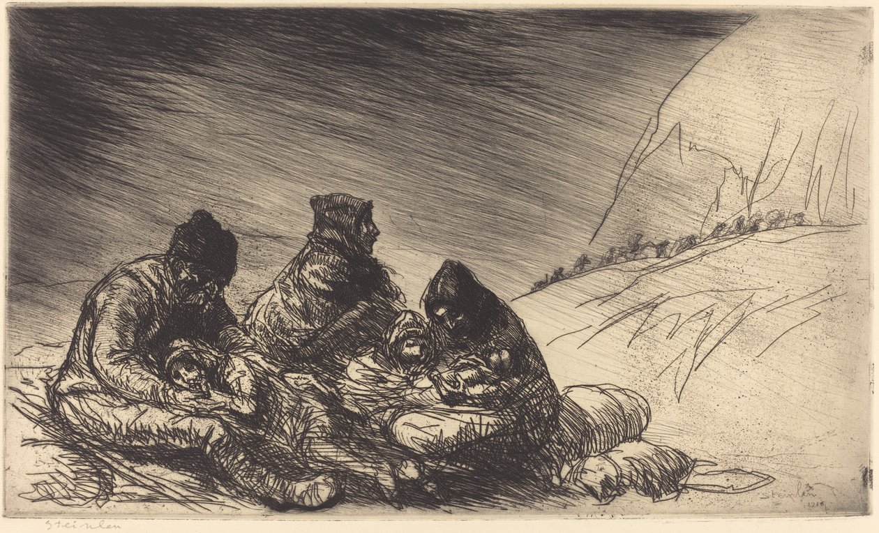 Esodo da Théophile Alexandre Steinlen