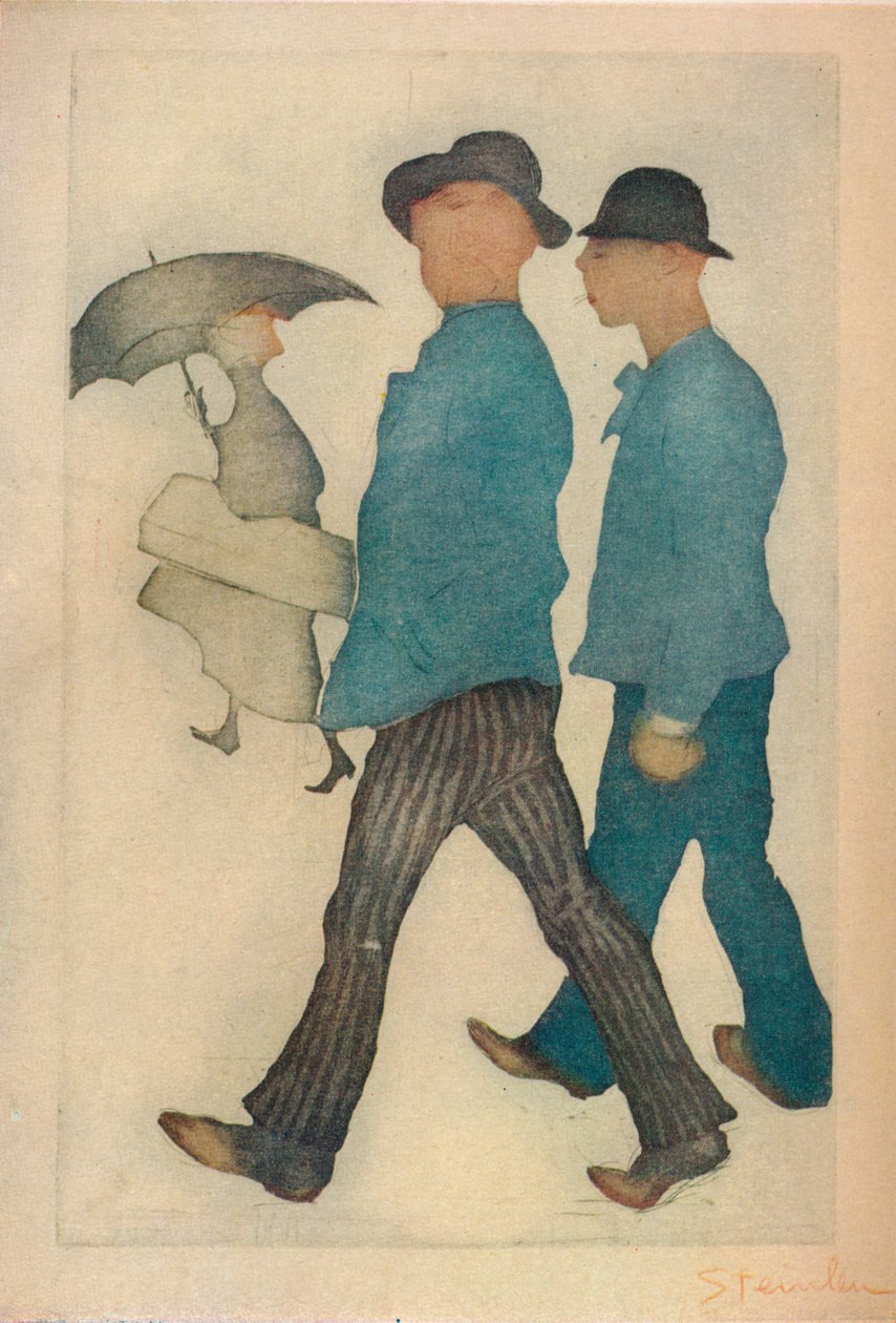 I due gigolò da Théophile Alexandre Steinlen