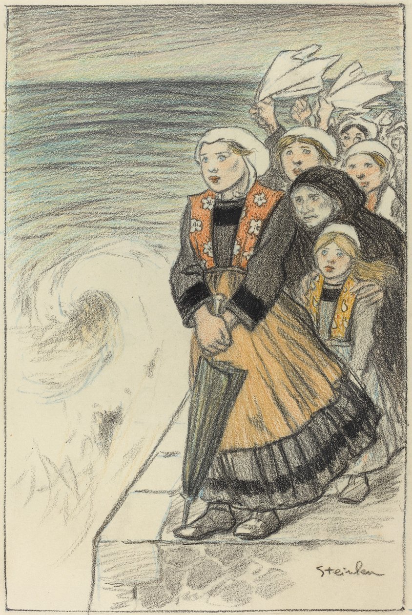 Mogli dei marinai da Théophile Alexandre Steinlen