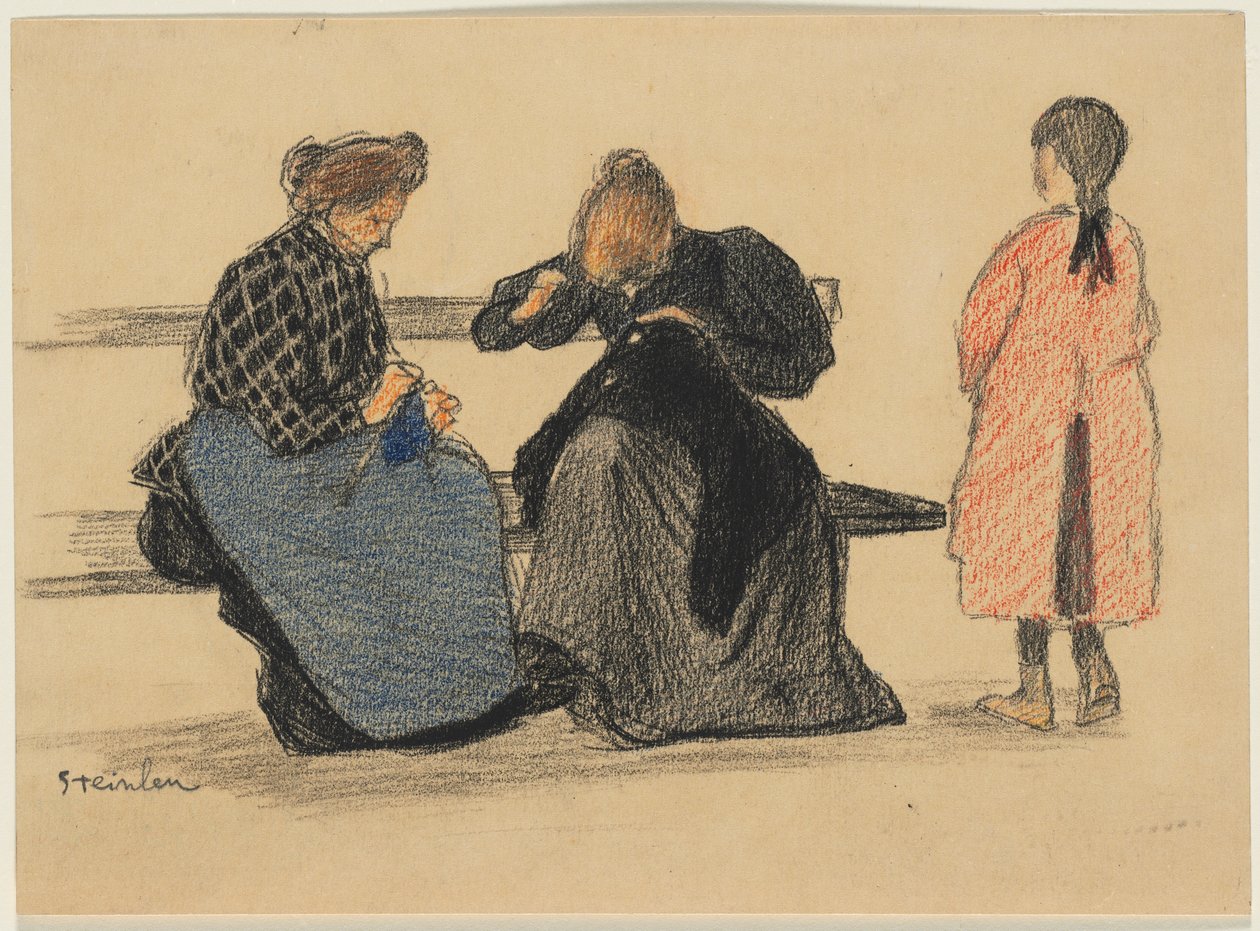 Tre figure da Théophile Alexandre Steinlen