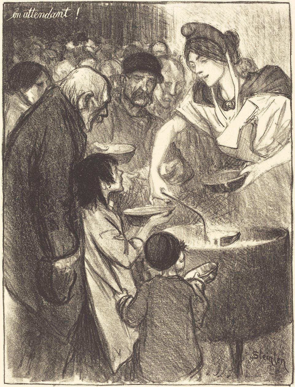 Aspettando (En attendant) da Théophile Alexandre Steinlen