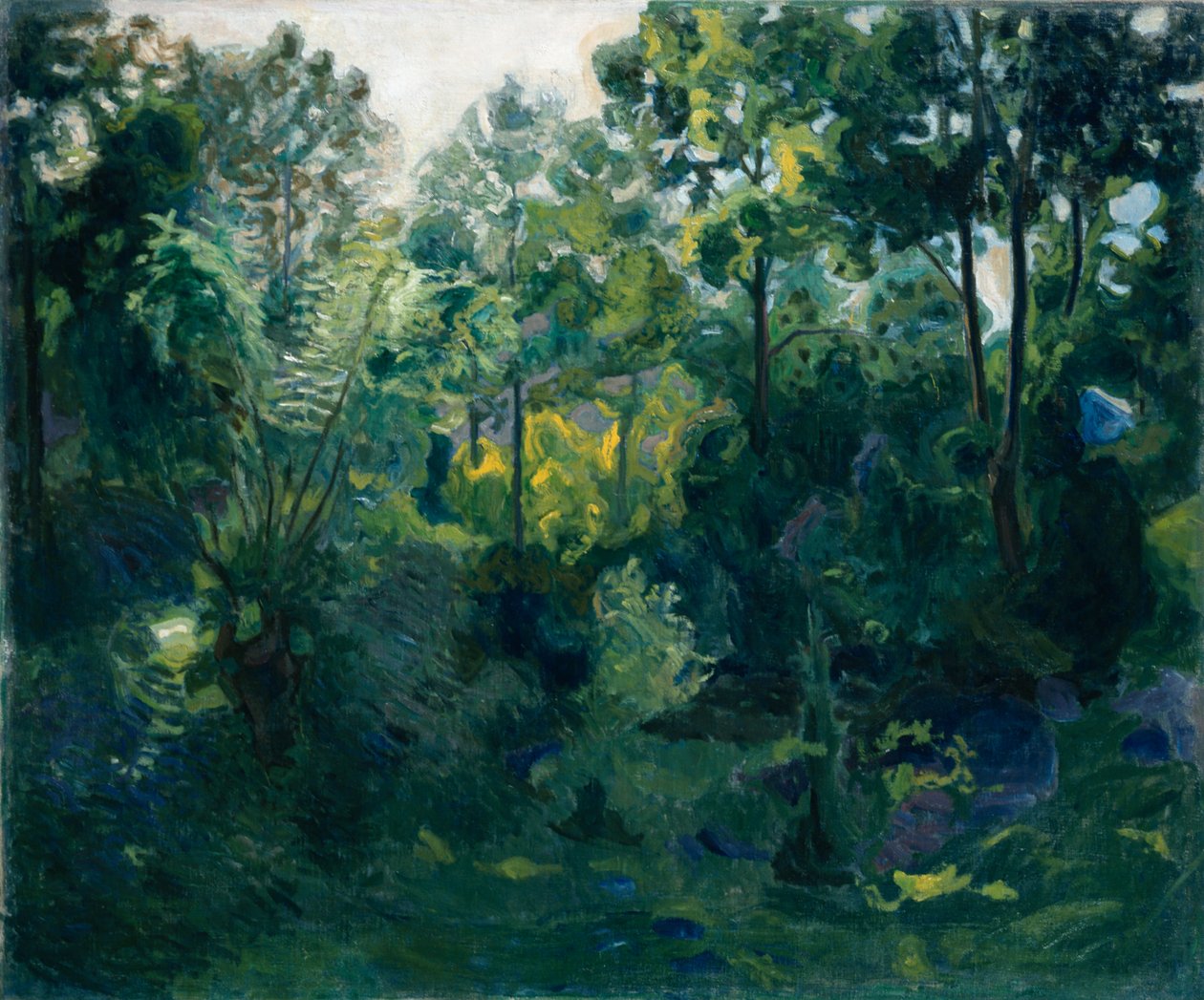 Interno della foresta da Thorvald Erichsen