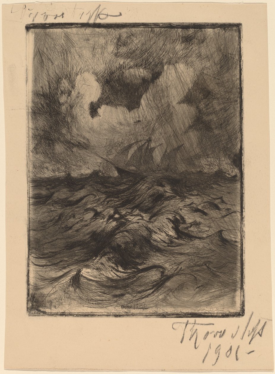 Tempesta in mare da Thorvald Simeon Niss