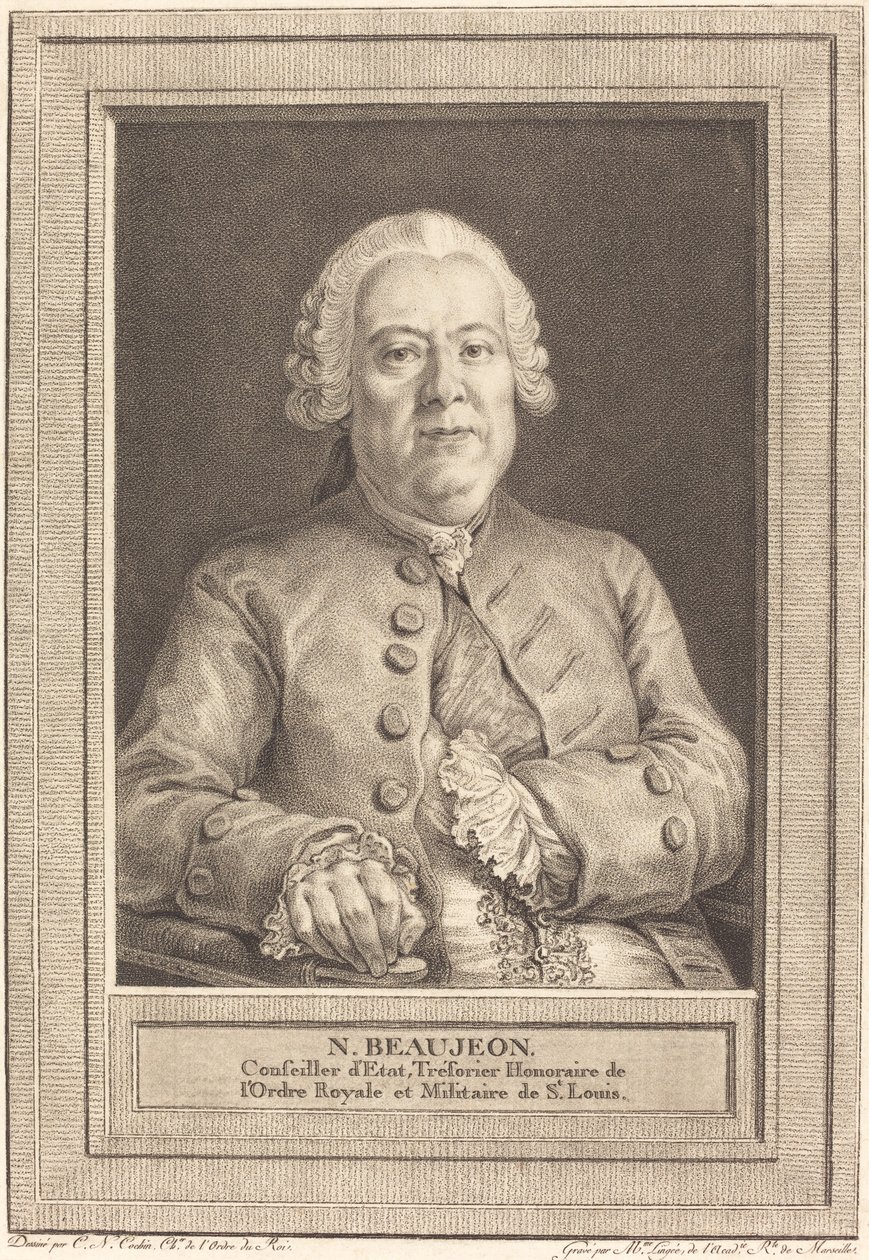 N. Beaujeon da Thérèse Éléonore Lingée after Charles Nicolas Cochin II