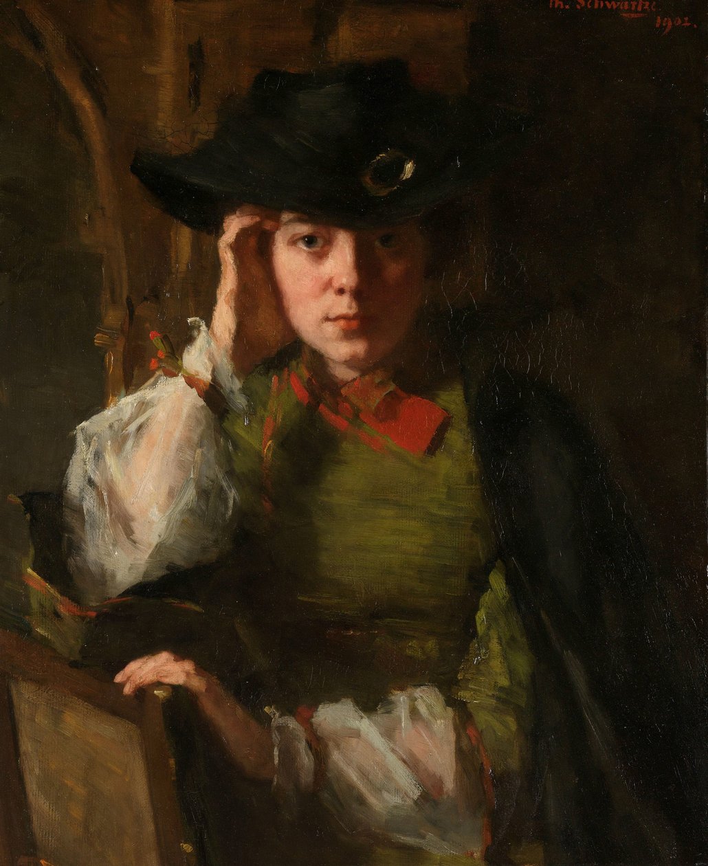 Ritratto di Lizzy Ansingh da Thérèse Schwartze
