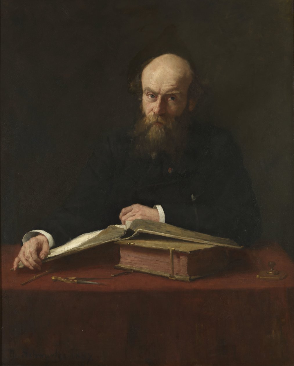Ritratto del Dr. P.J.H. Cuypers (1827-1921) da Thérèse Schwartze