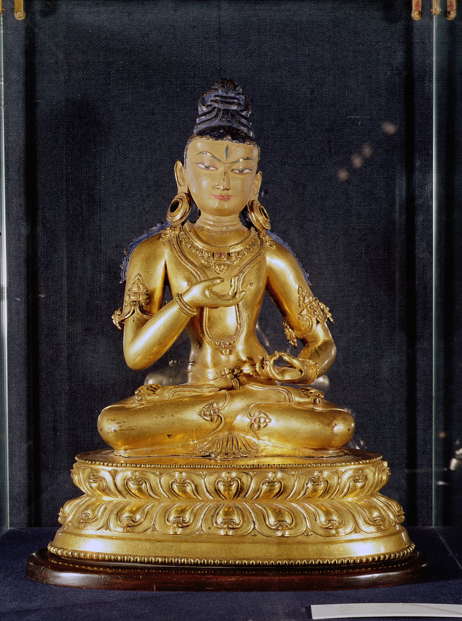 Adibuddha Vajrasattva seduto in meditazione, XV-XVI secolo da Tibetan School