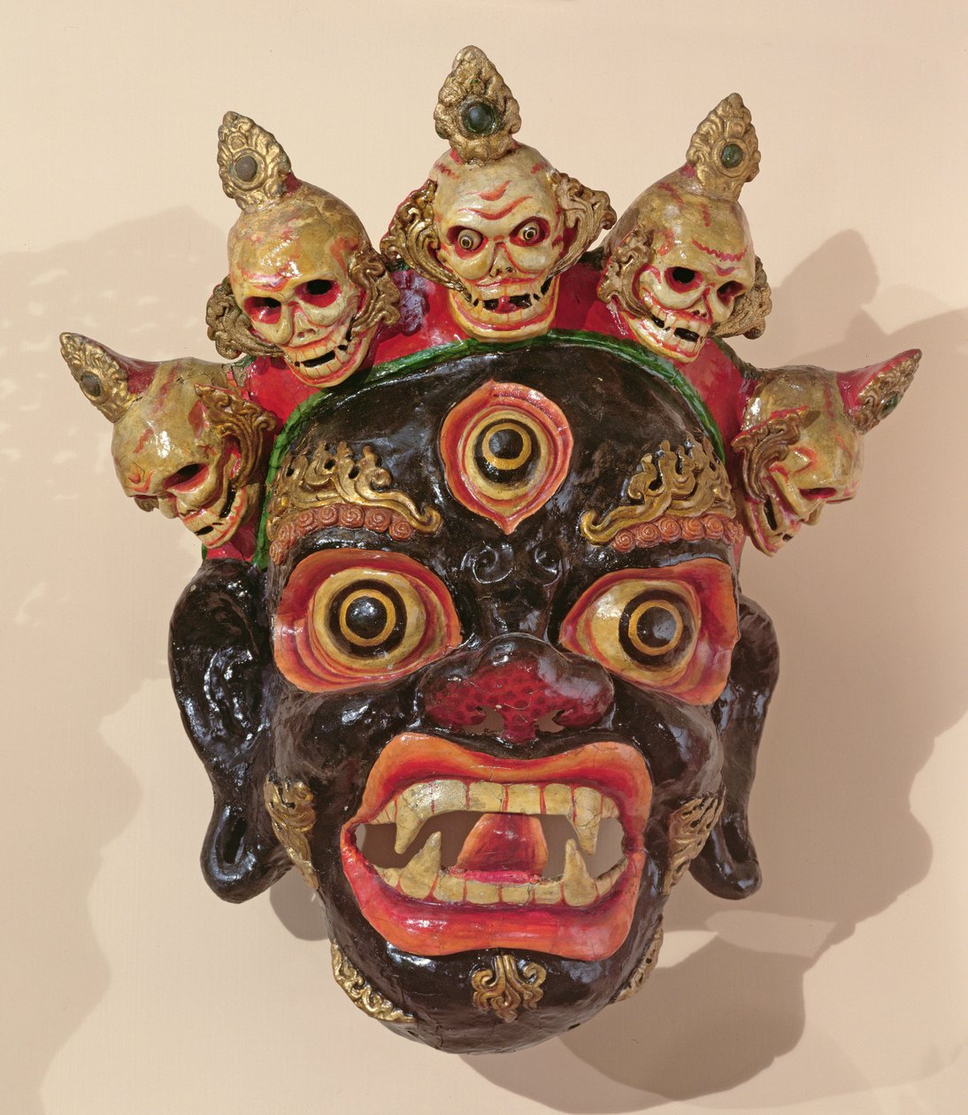 Maschera da danza Mahakala da Tibetan School
