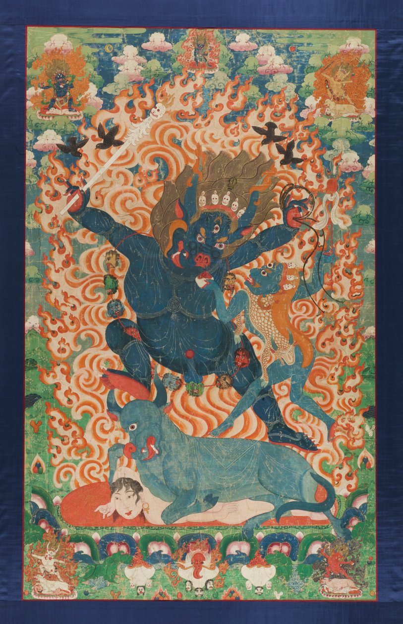 Yama e Yami, c.1700 da Tibetan School