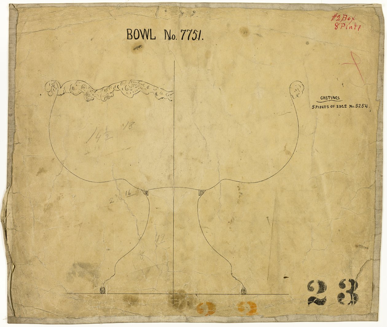 Progetto per ciotola n. 7751 da Tiffany and Company