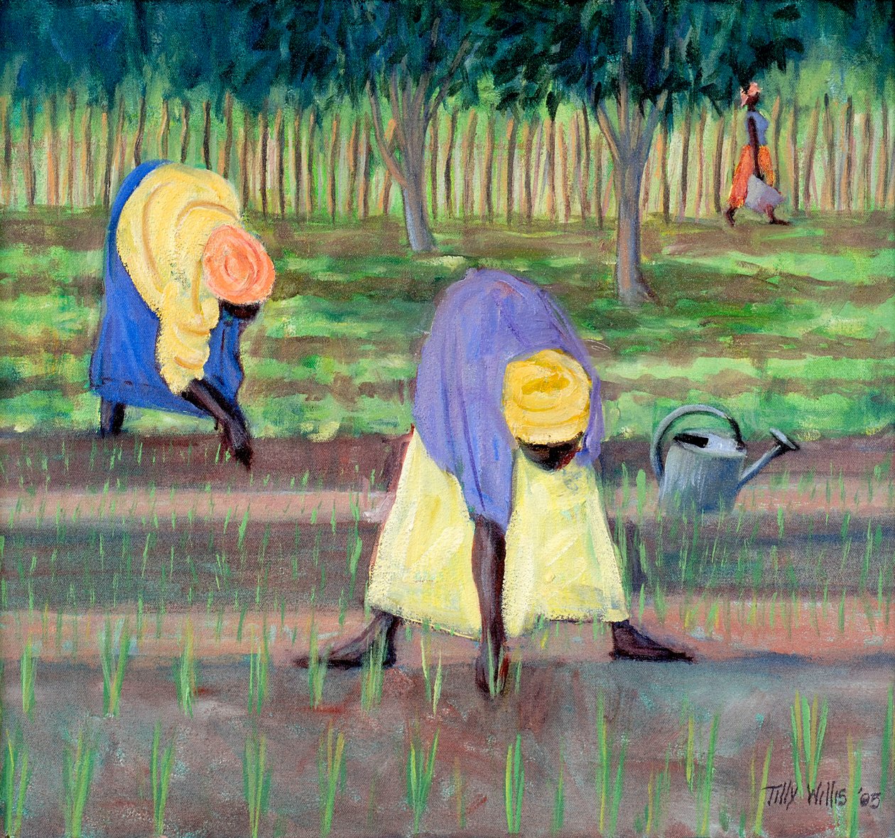 Donne che fanno giardinaggio, 2005 da Tilly Willis