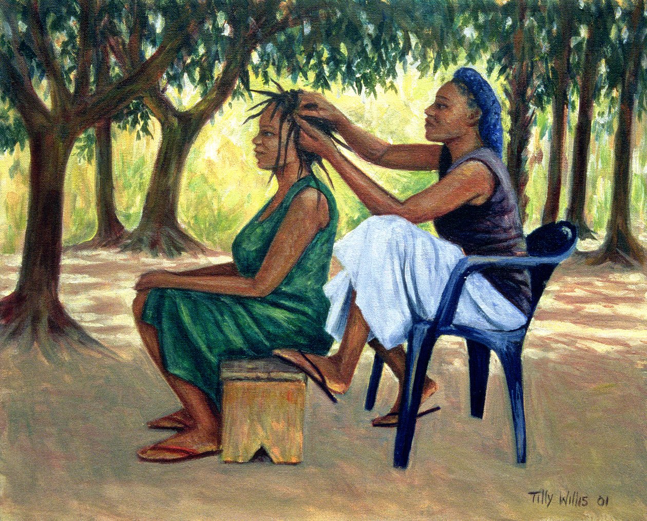 Il parrucchiere, 2001 da Tilly Willis