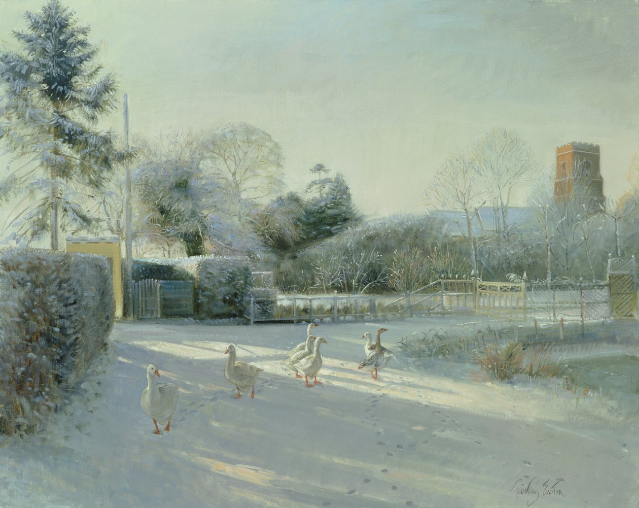 Confine della chiesa, Bedfield da Timothy Easton