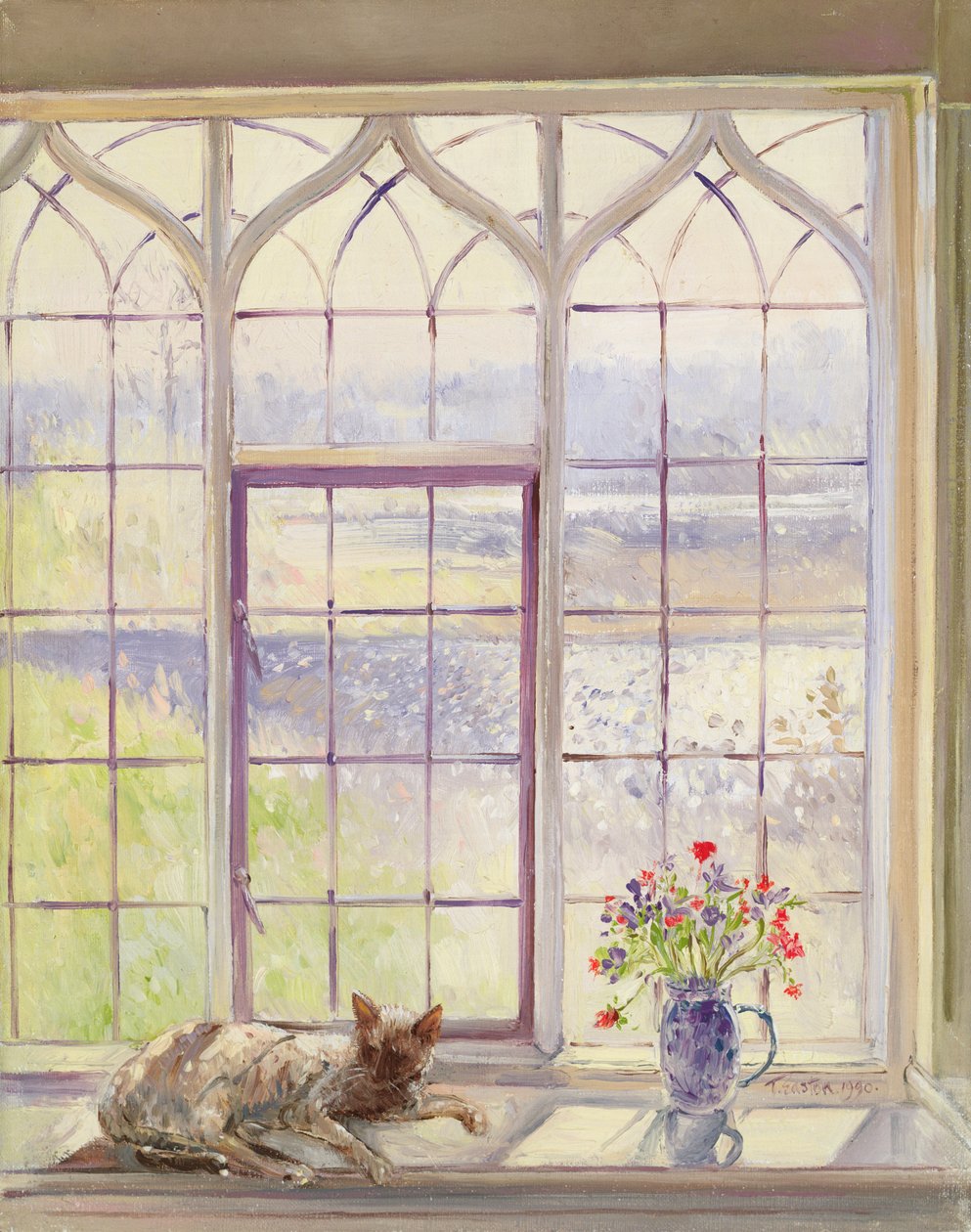 Dormiente con anemoni da Timothy Easton