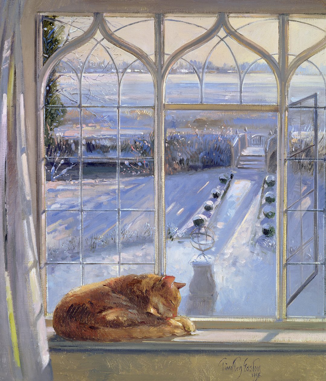 Meridiana e gatto da Timothy Easton