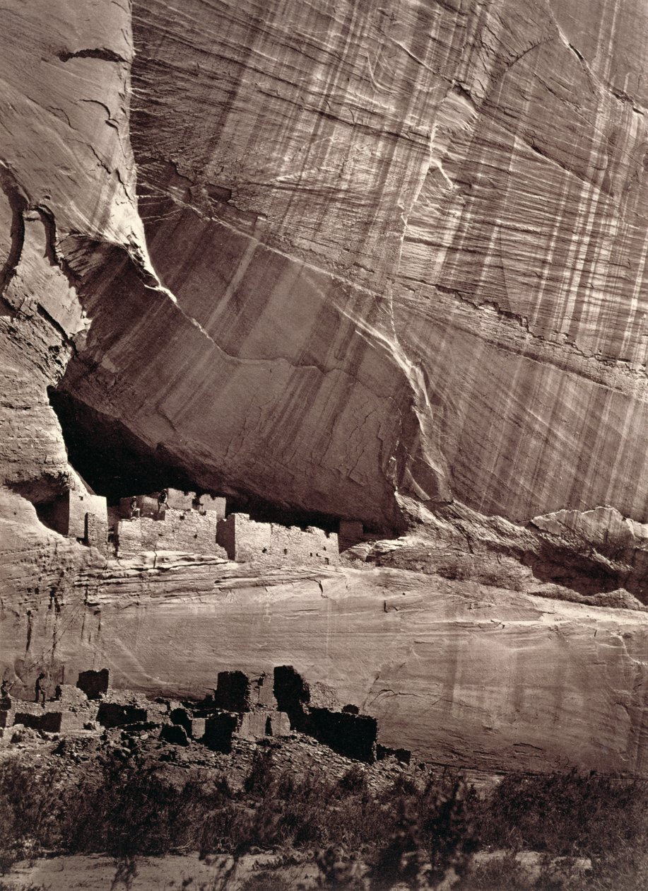 Le antiche rovine del Canyon de Chelle, 1873 da Timothy O