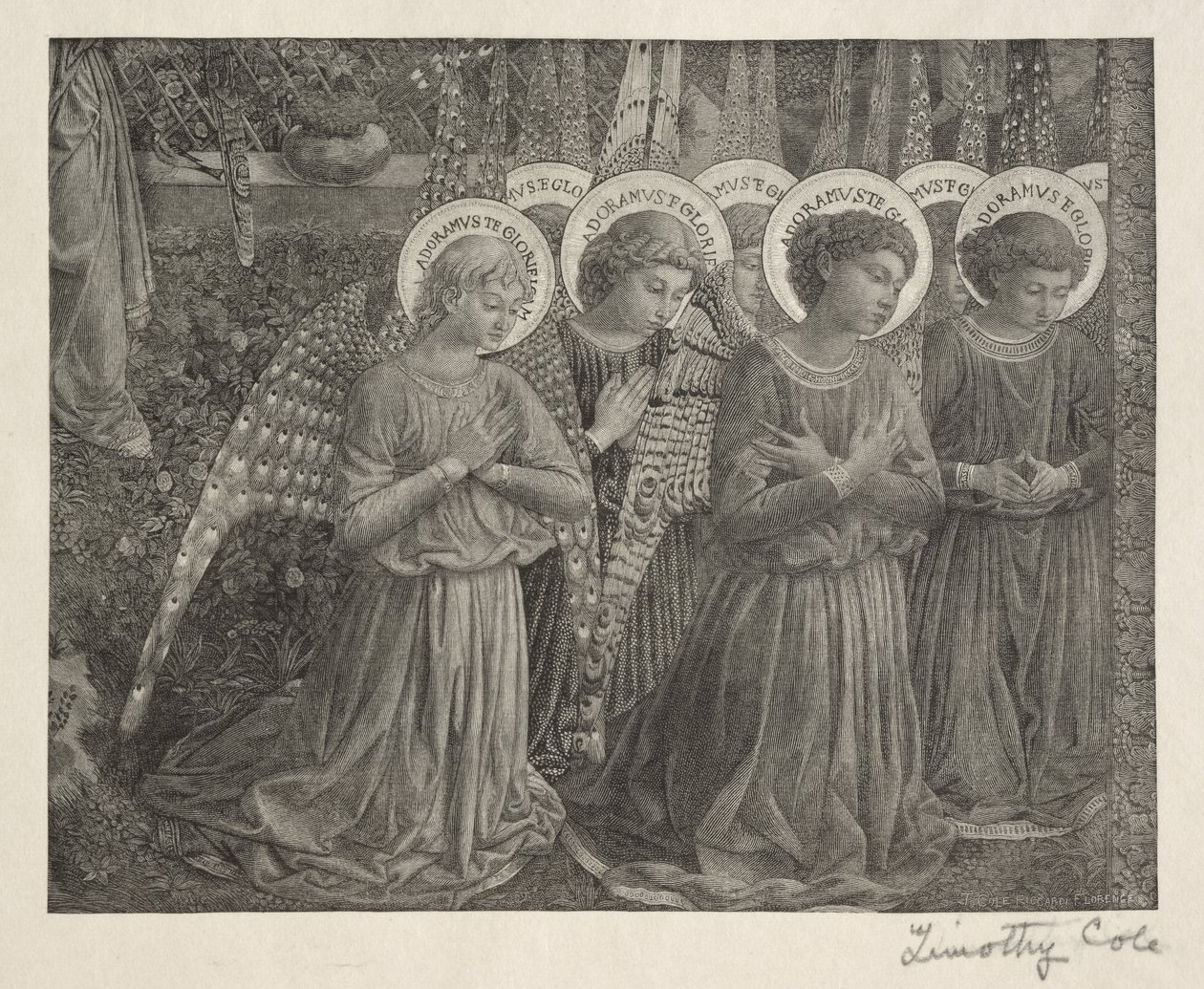 Vecchi Maestri Italiani: Gruppo di Angeli, 1888-1892 da Timothy Cole
