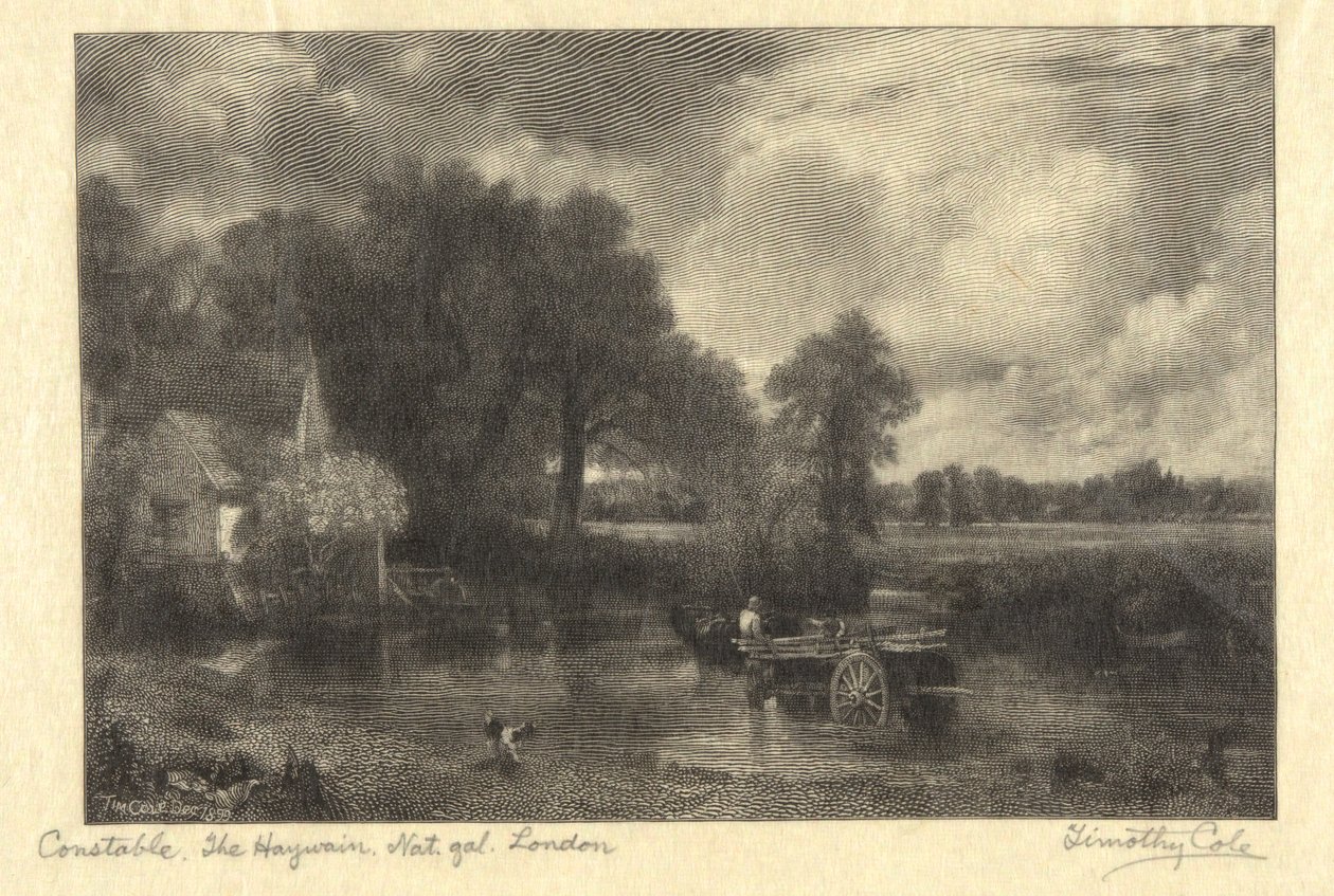 Senza titolo (dopo Constable) da Timothy Cole