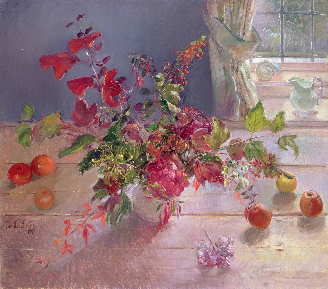 Caprifoglio e bacche, 1993 da Timothy Easton