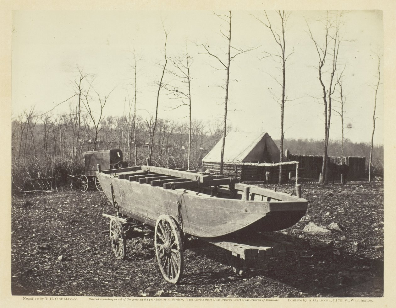 Barca a pontone, Brandy Station, Virginia da Timothy O