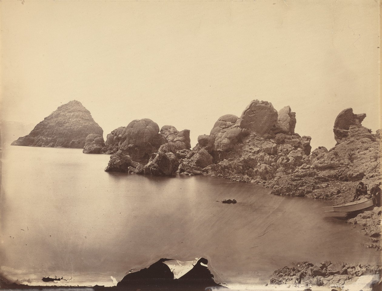 Cupole di tufo, Lago Pyramid, Nevada, 1867 (foto) da Timothy O
