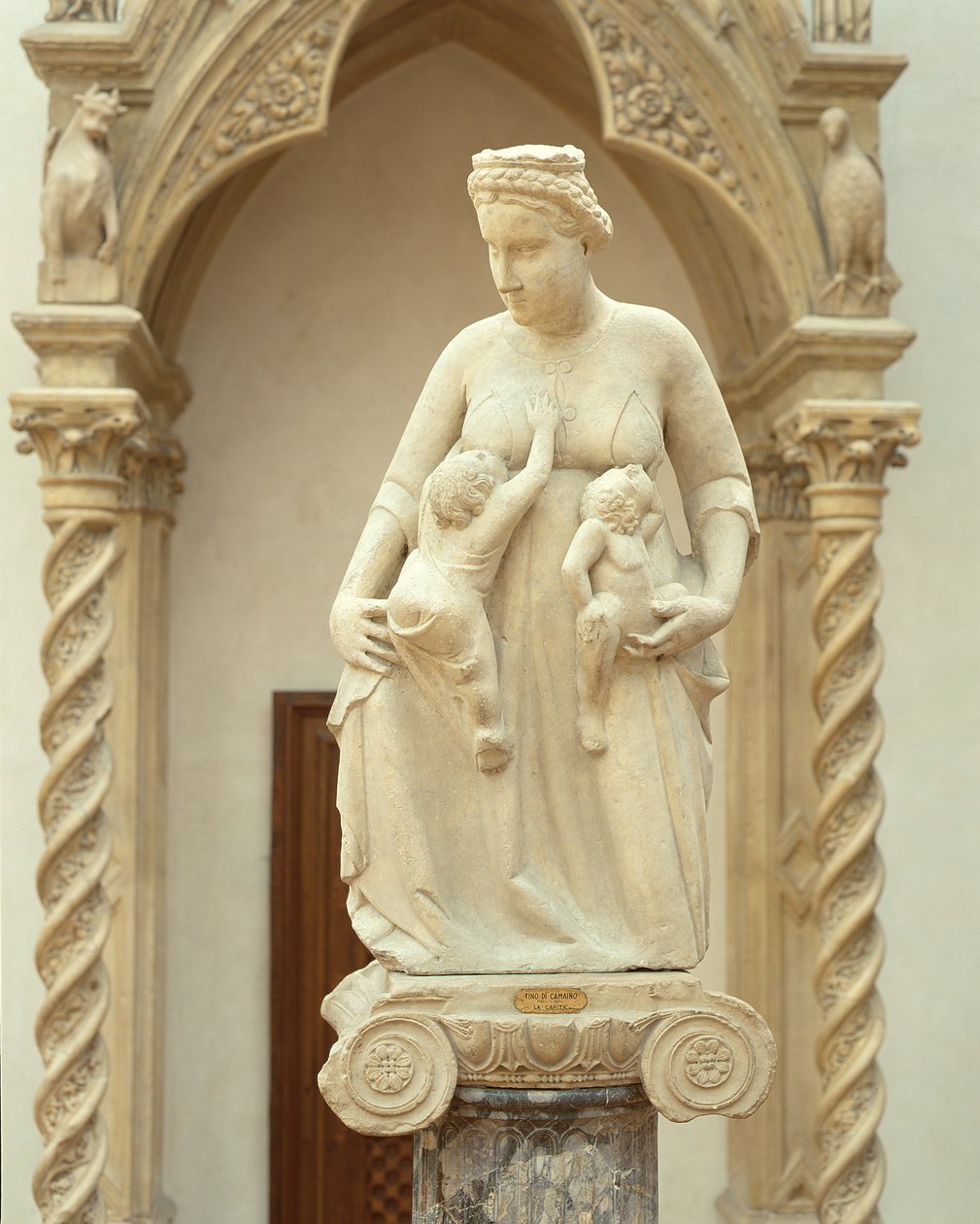 Carità, c.1320 da Tino di Camaino