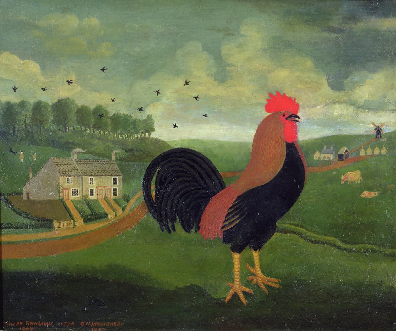 Il gallo (dopo G. N. Whitehead) da Tirzah Ravilious