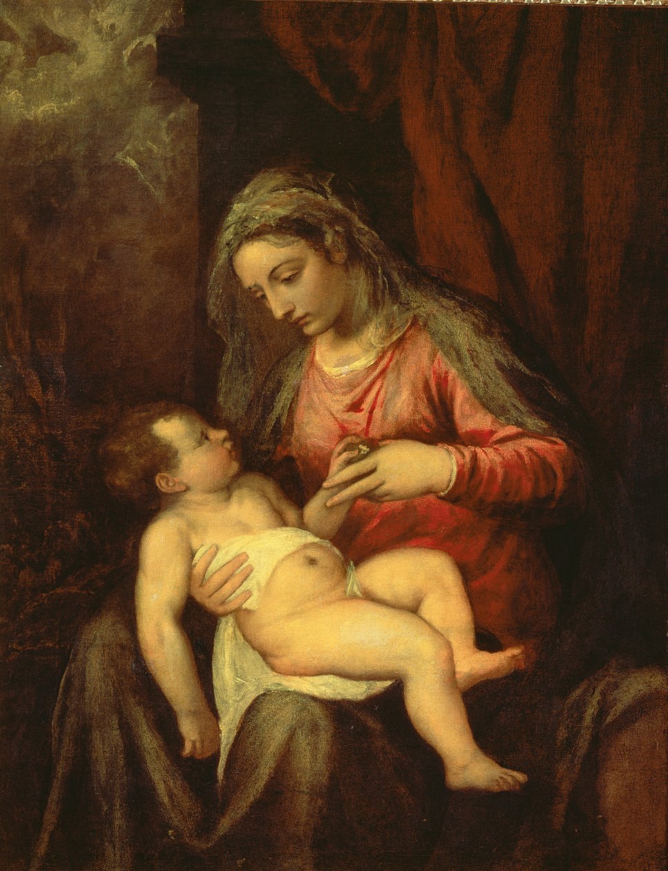 Madonna e Bambino da Tiziano Vecelli