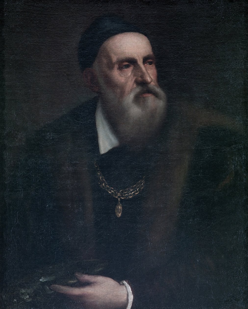 Autoritratto, c.1562-64 da Tiziano Vecelli