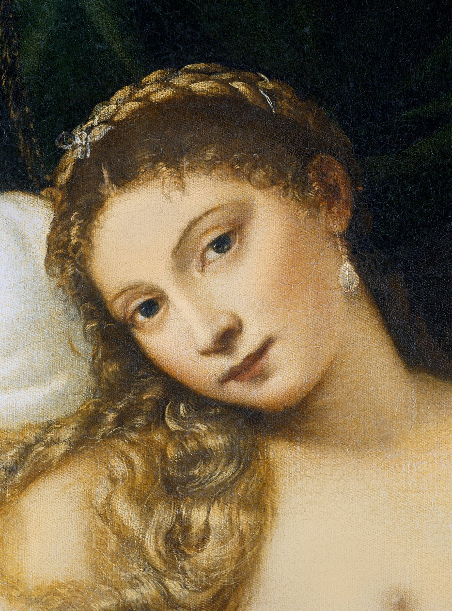 Venere di Urbino, prima del 1538 (dettaglio) da Tiziano Vecelli