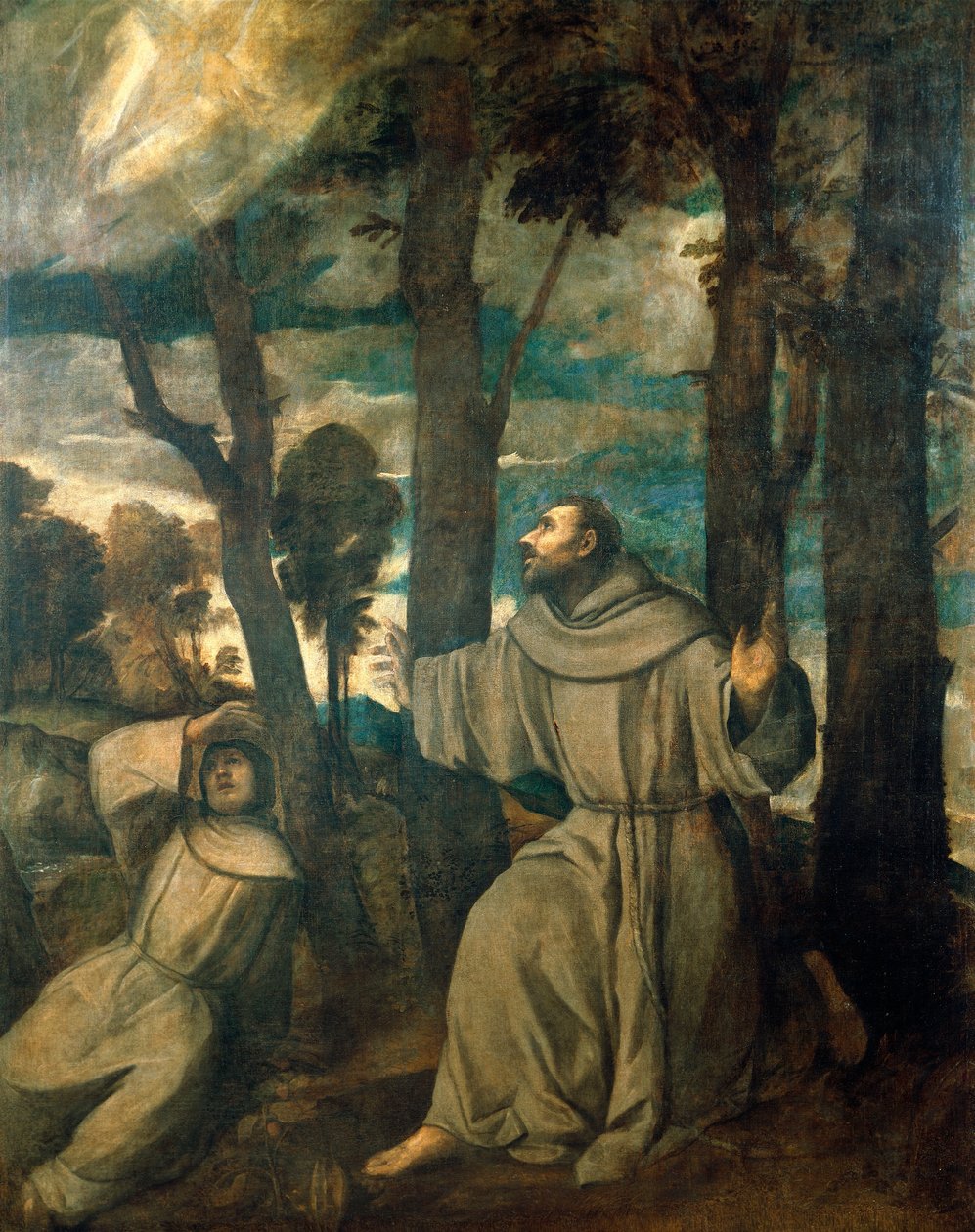 San Francesco riceve le stimmate da Titian (c.1488 1576)