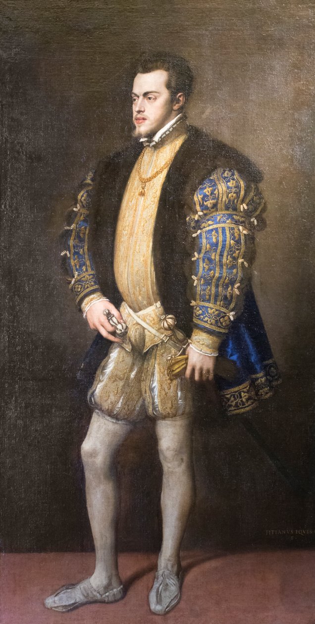 Ritratto di Filippo II da Titian (c.1488 1576)