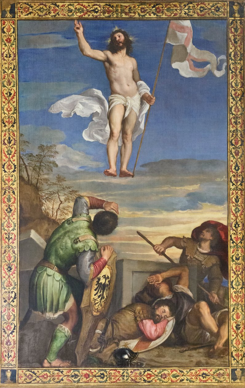 La resurrezione di Gesù da Titian (c.1488 1576)
