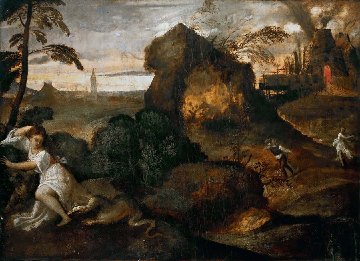 Orfeo ed Euridice, ca. 1505-1510 da Titian