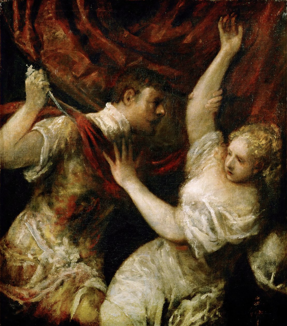 Tarquinius e Lucrezia da Titian