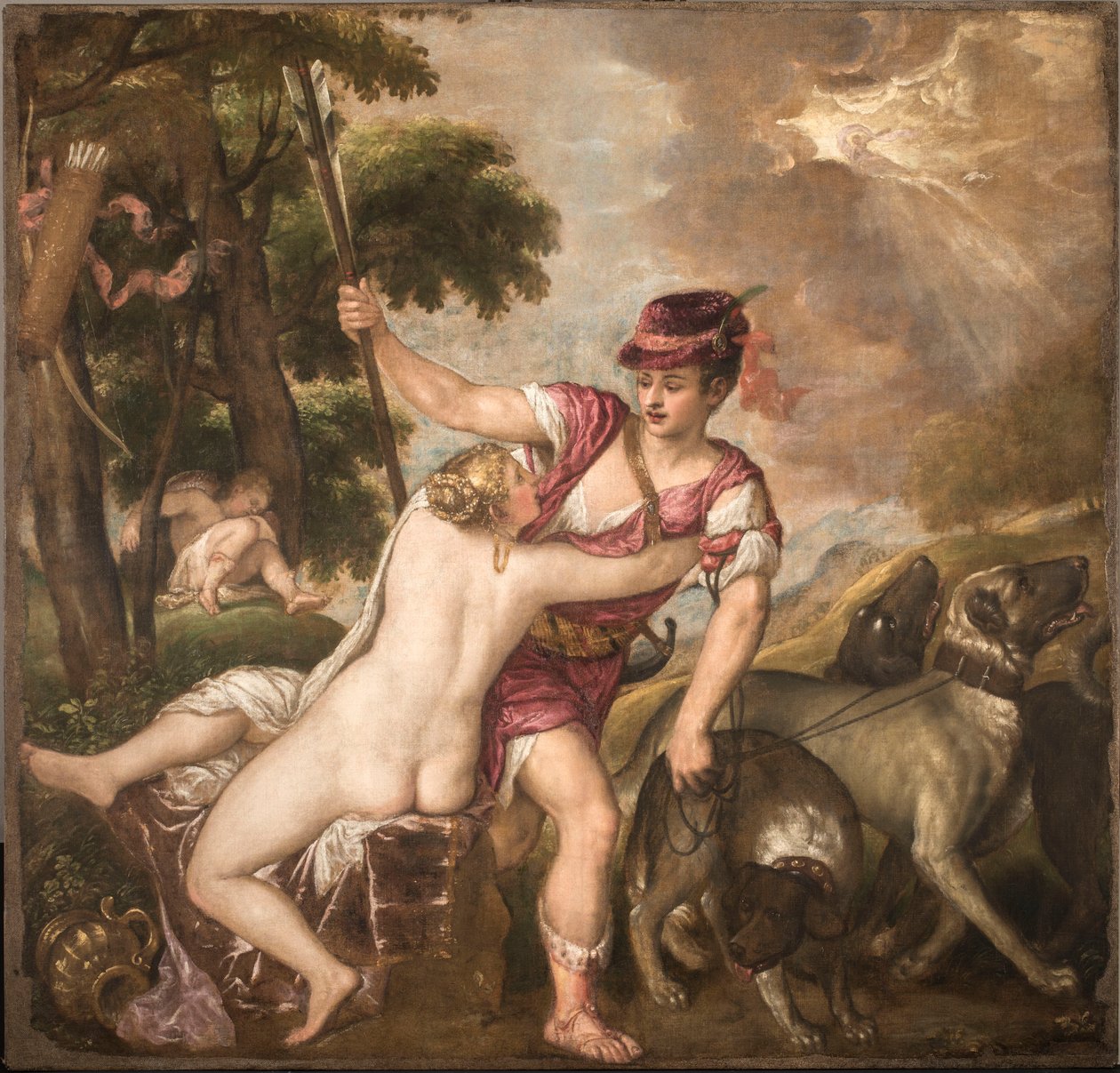 Venere e Adone da Titian
