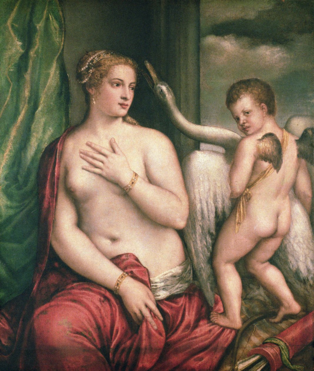 Leda e il cigno da Tiziano Vecelli