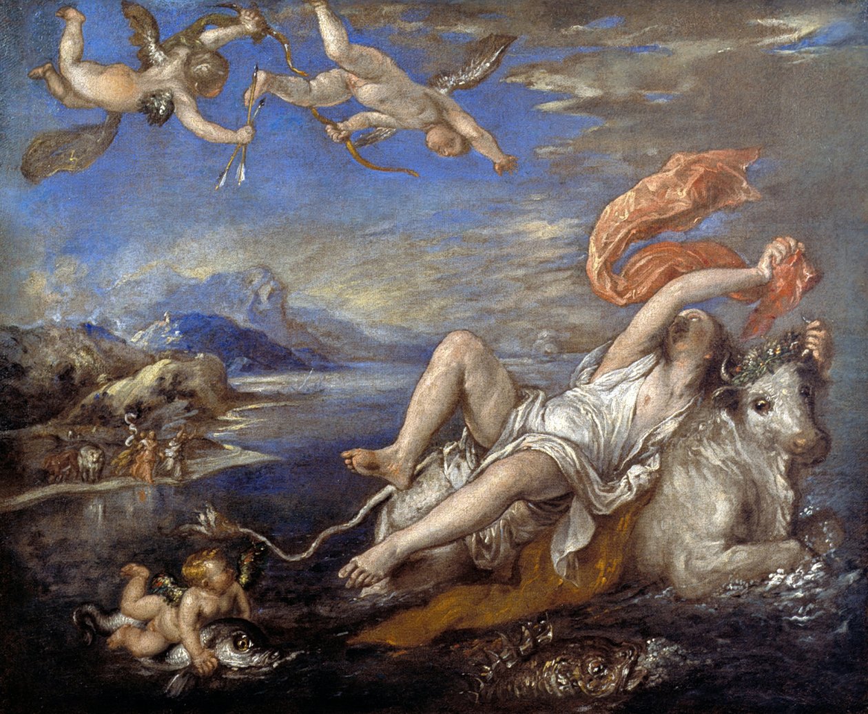 Il ratto di Europa da Tiziano Vecelli