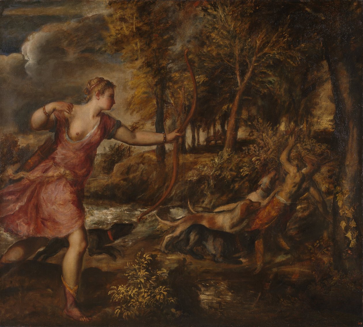 La morte di Atteone, c.1565 da Tiziano Vecelli