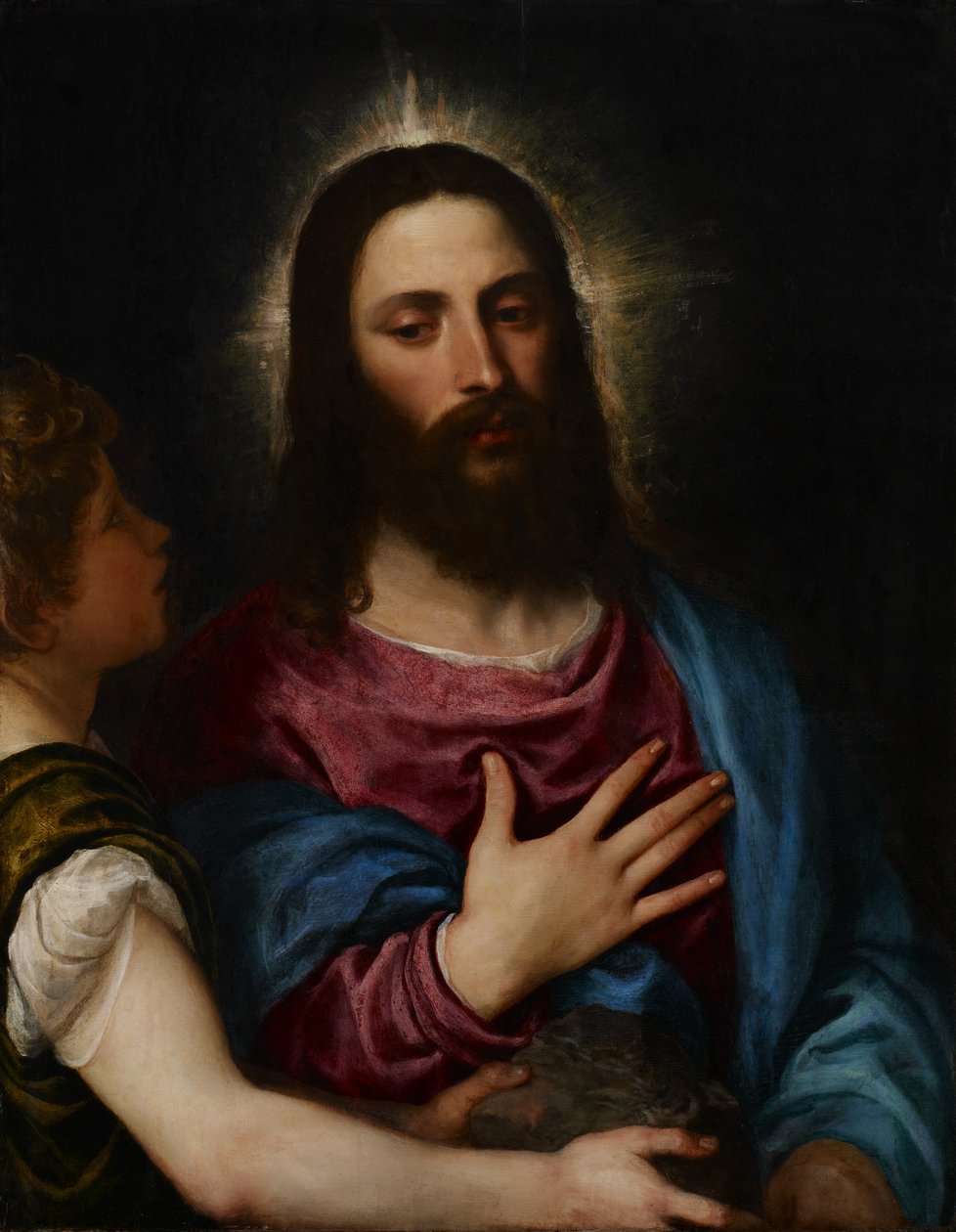 La Tentazione di Cristo da Tiziano Vecelli
