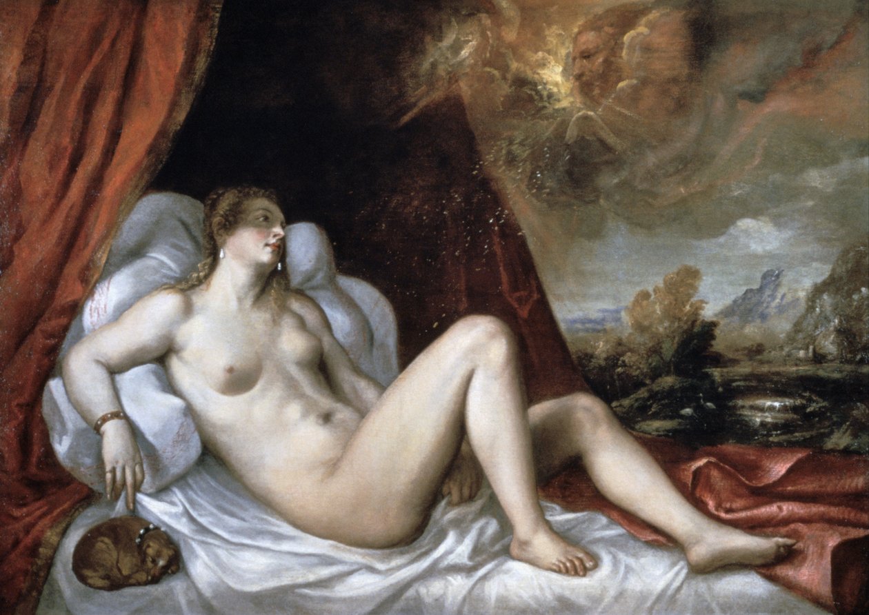 Danae, XVI secolo da Tiziano Vecelli