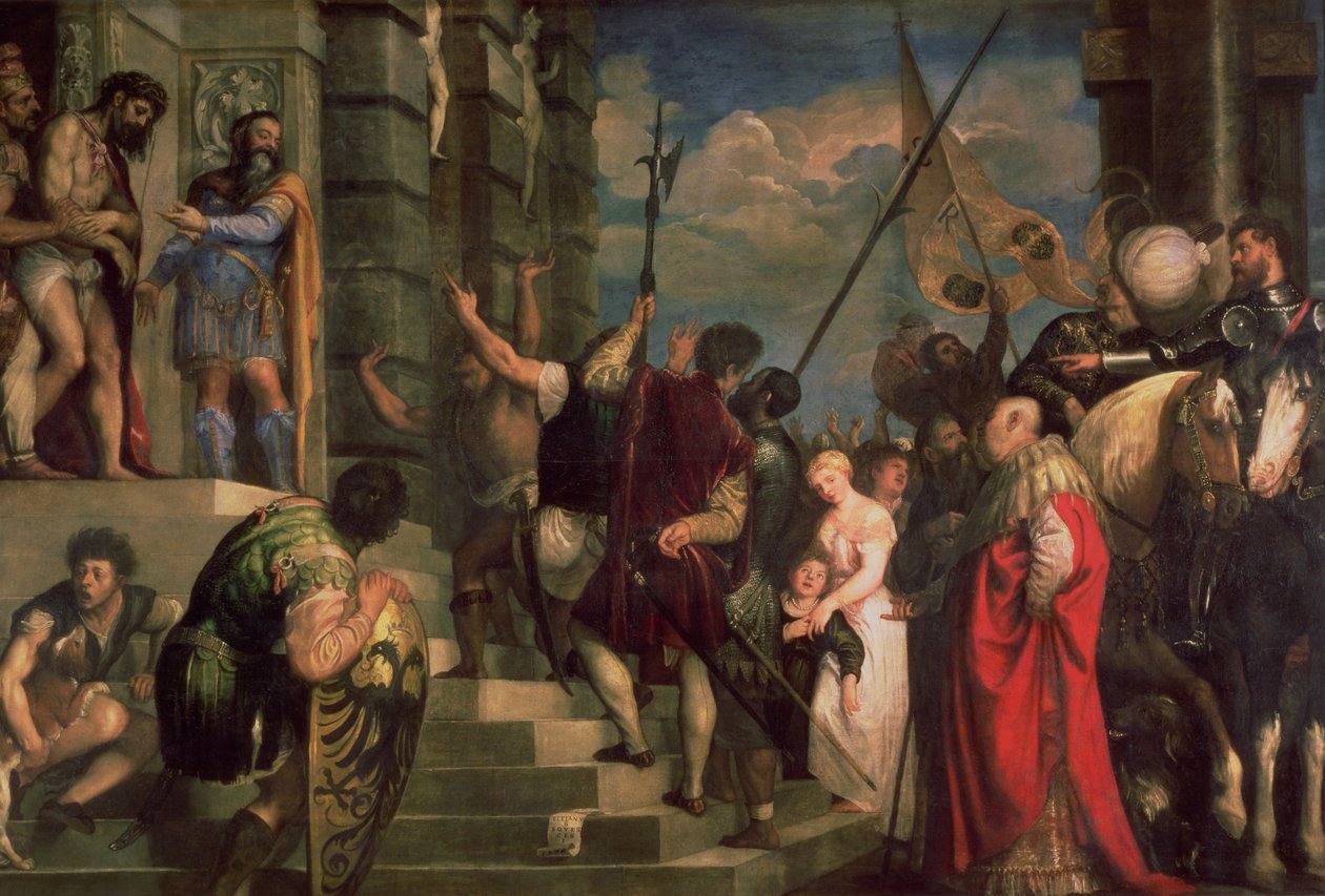 Ecce Homo, 1543 da Tiziano Vecelli