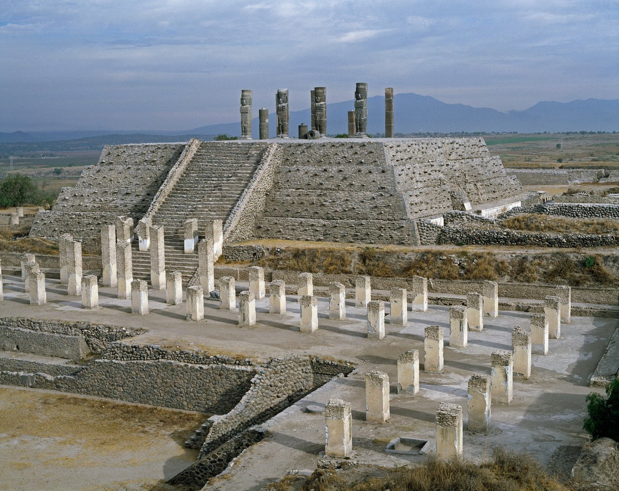 Tempio di Quetzalcoatl da Toltec Toltec